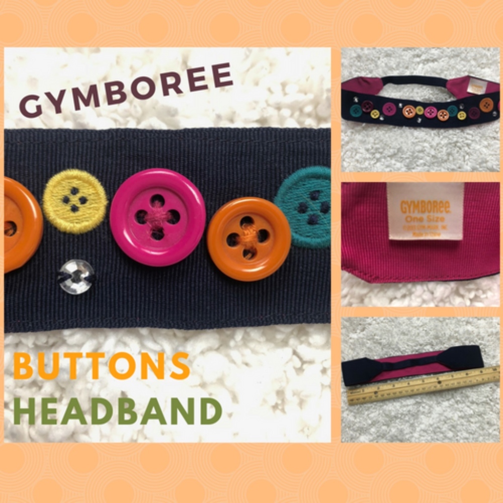 NWOT - GYMBOREE Buttons & Bling Headband